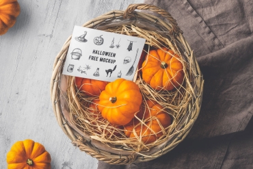 Halloween Free Mockup