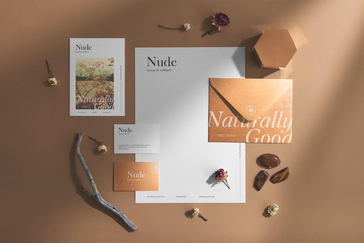 Nude Branding Mockup
