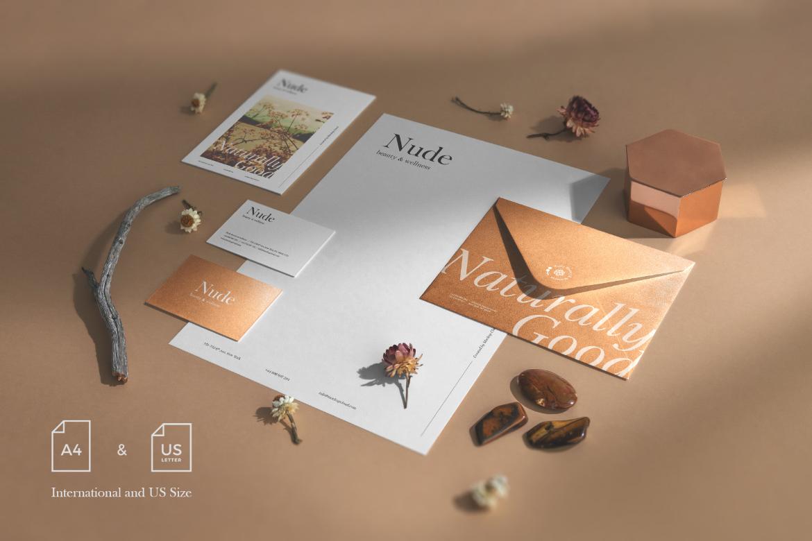 Nude Branding Mockup