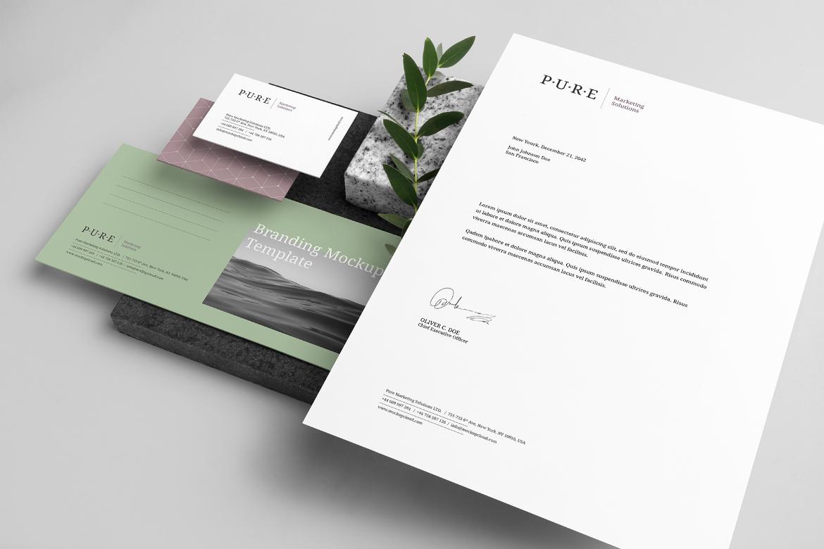 Pure Branding Mockup Vol. 1