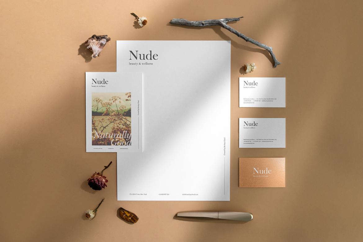 Nude Branding Mockup