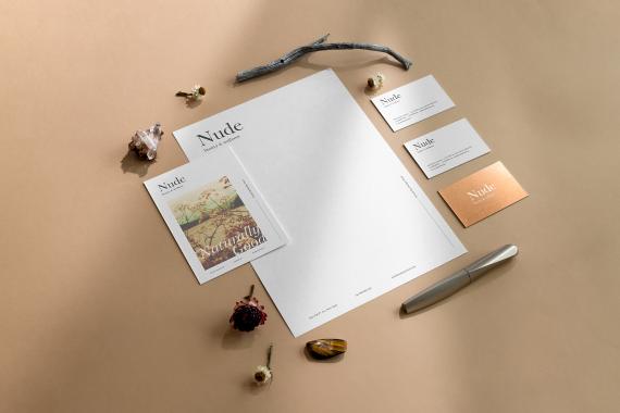 Nude Branding Mockup