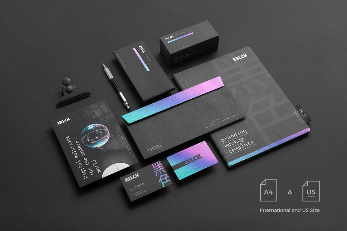 Blck Branding Mockup