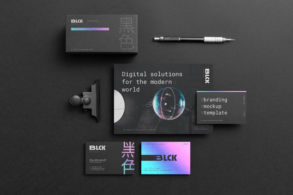 Blck Branding Mockup