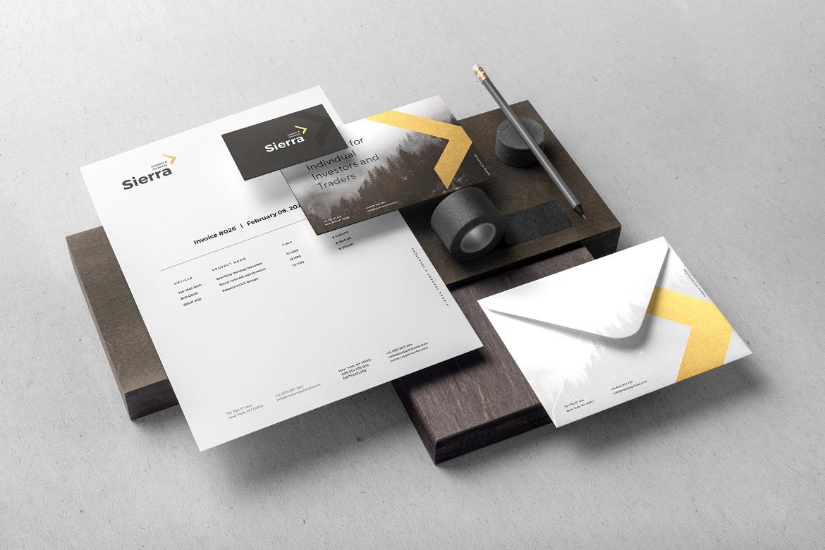 Sierra Branding Mockup