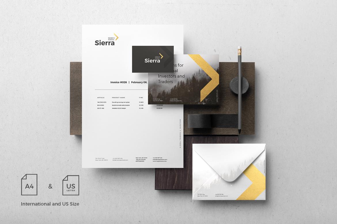 Sierra Branding Mockup