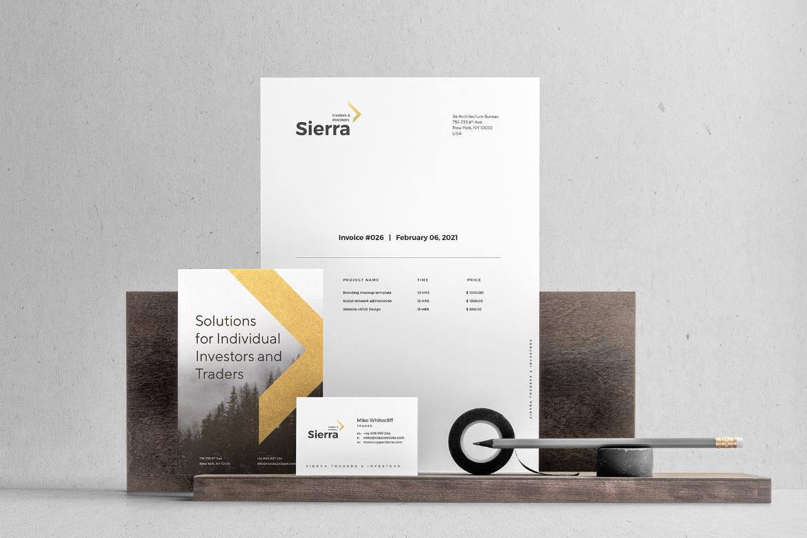 Sierra Branding Mockup