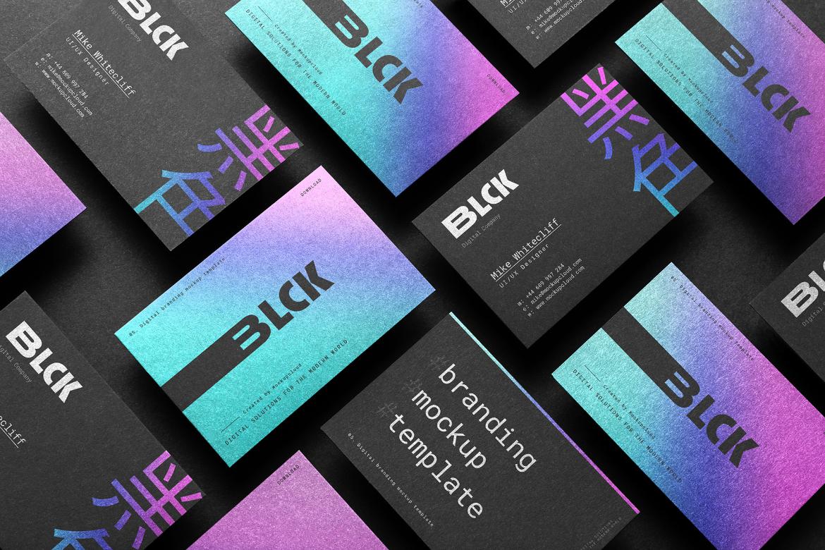 Blck Branding Mockup