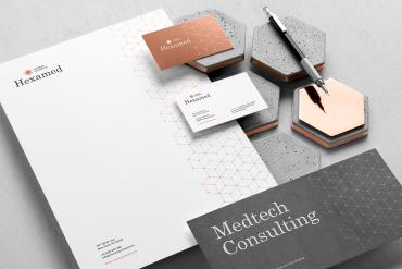 Hexamed Branding Mockup