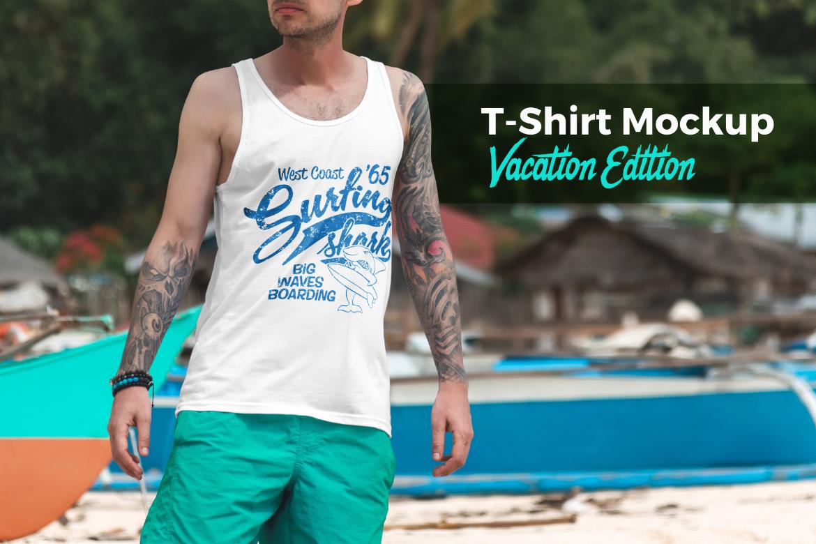 T-Shirt Mockup Vacation Edition