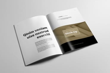 Portrait Brochure Mockup