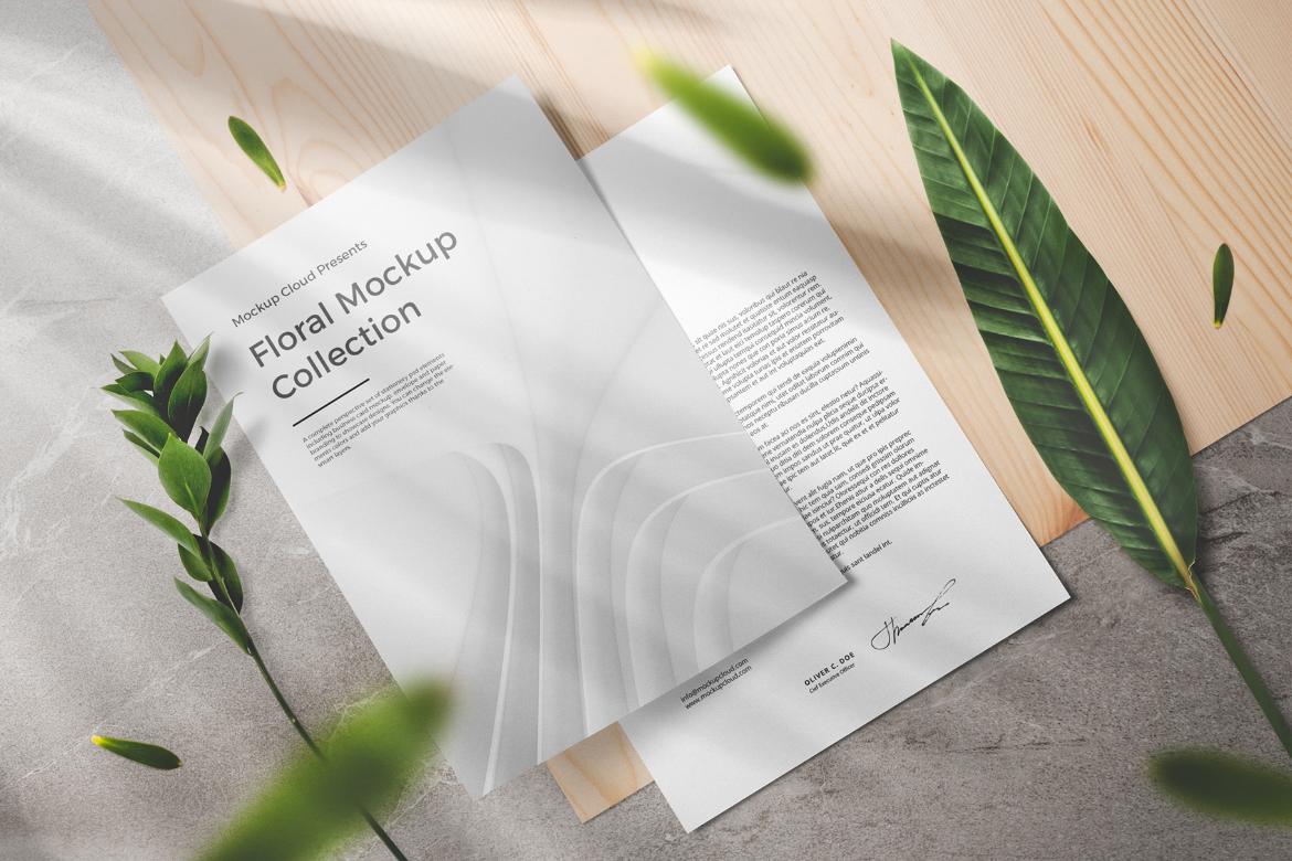 Floral Mockups Collection