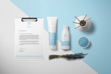Cosmetics Mockup Free Scene