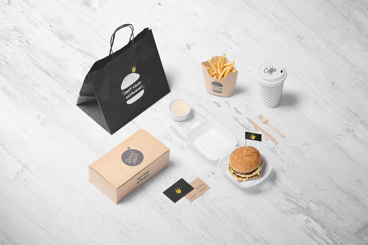 Burger Store Free Branding Mockup
