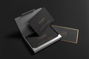 Free Premium Business Cards Mockup