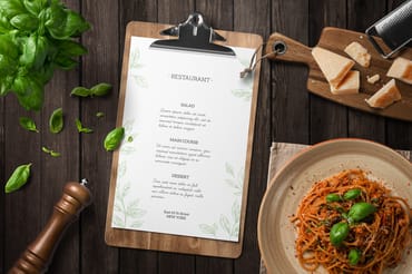 Kitchen Ready Mockup Free Scene