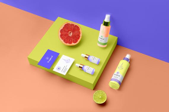 Tropical – Cosmetics Branding Mockups