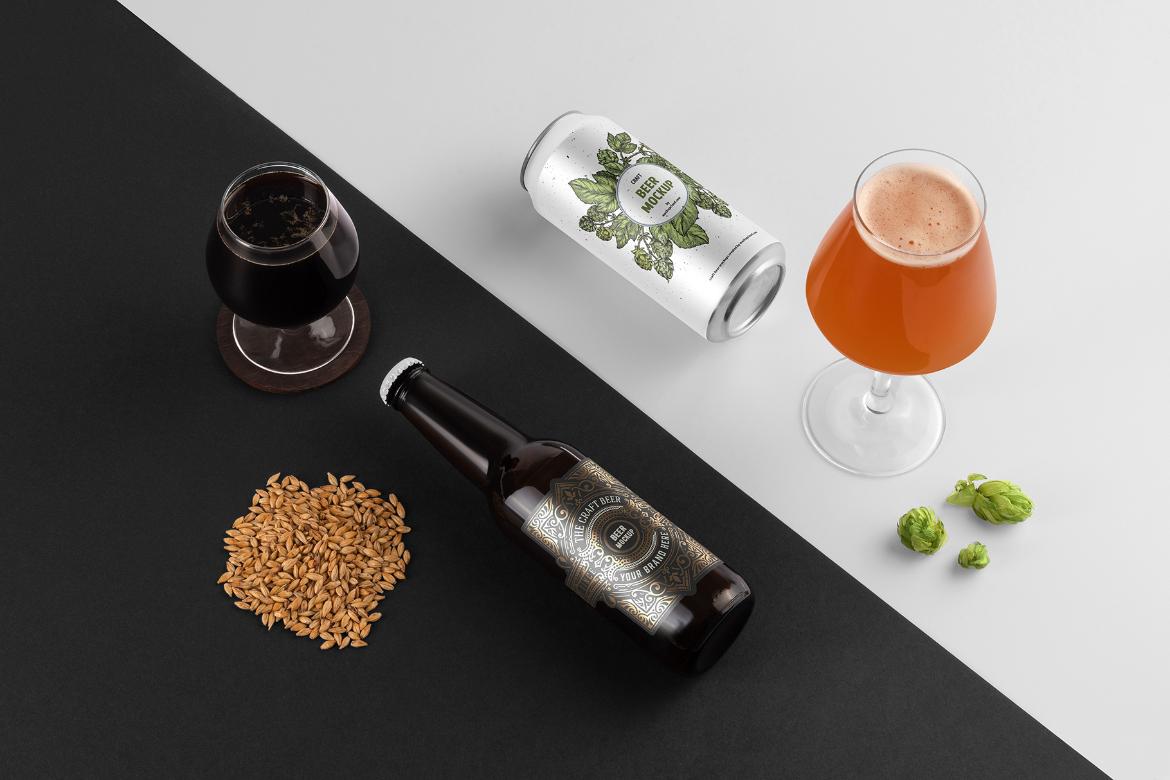 Craft Beer Packaging Mockups