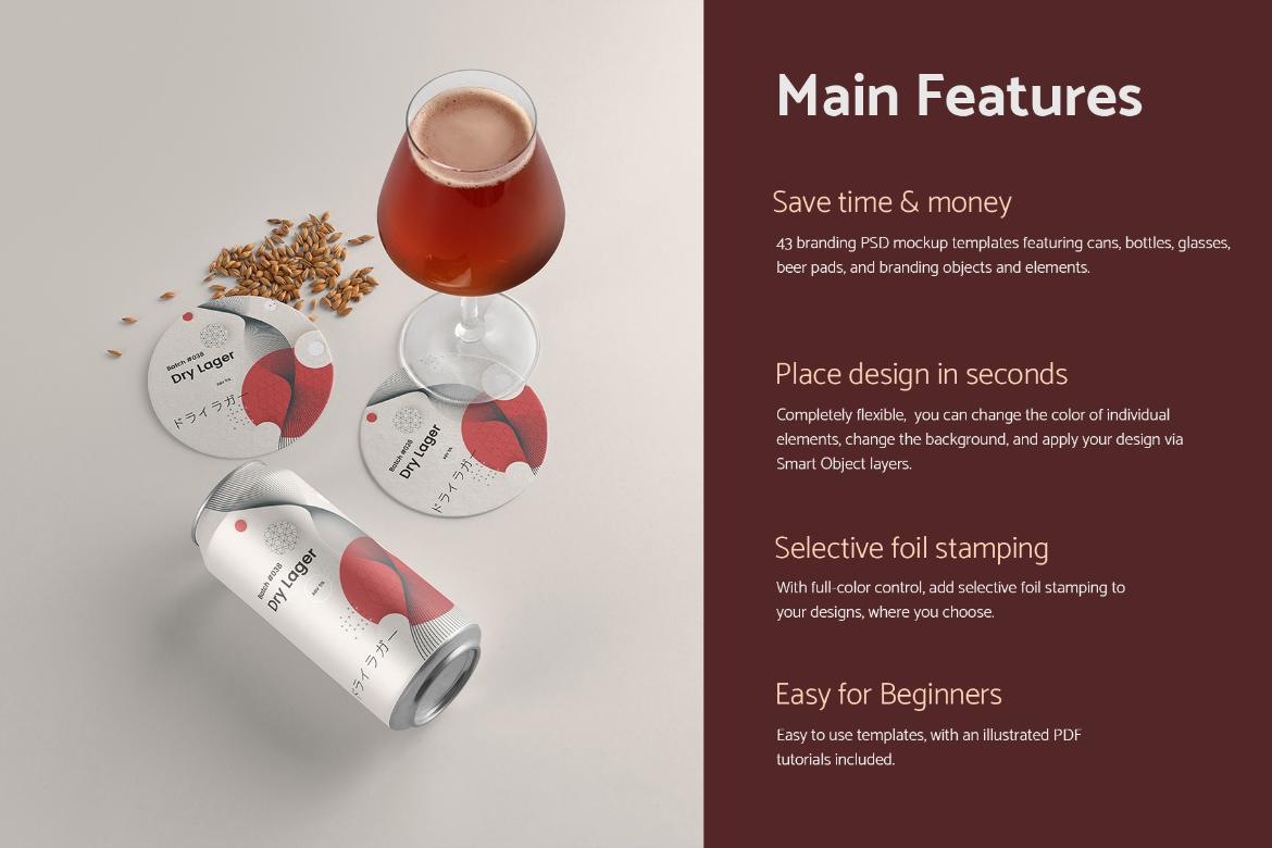 Craft Beer Packaging Mockups