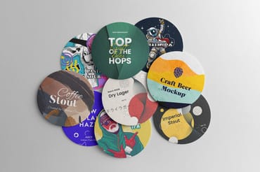 Beer Pad Free Branding Mockup