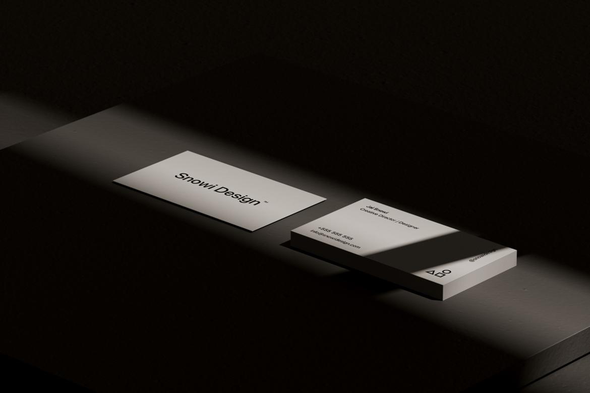 Shadow Business Card Mockup Pack