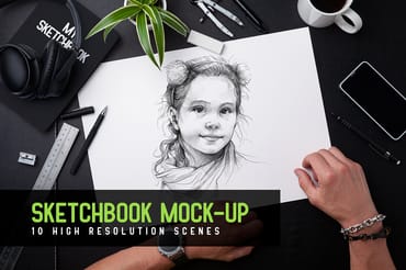 Sketchbook Mock-up