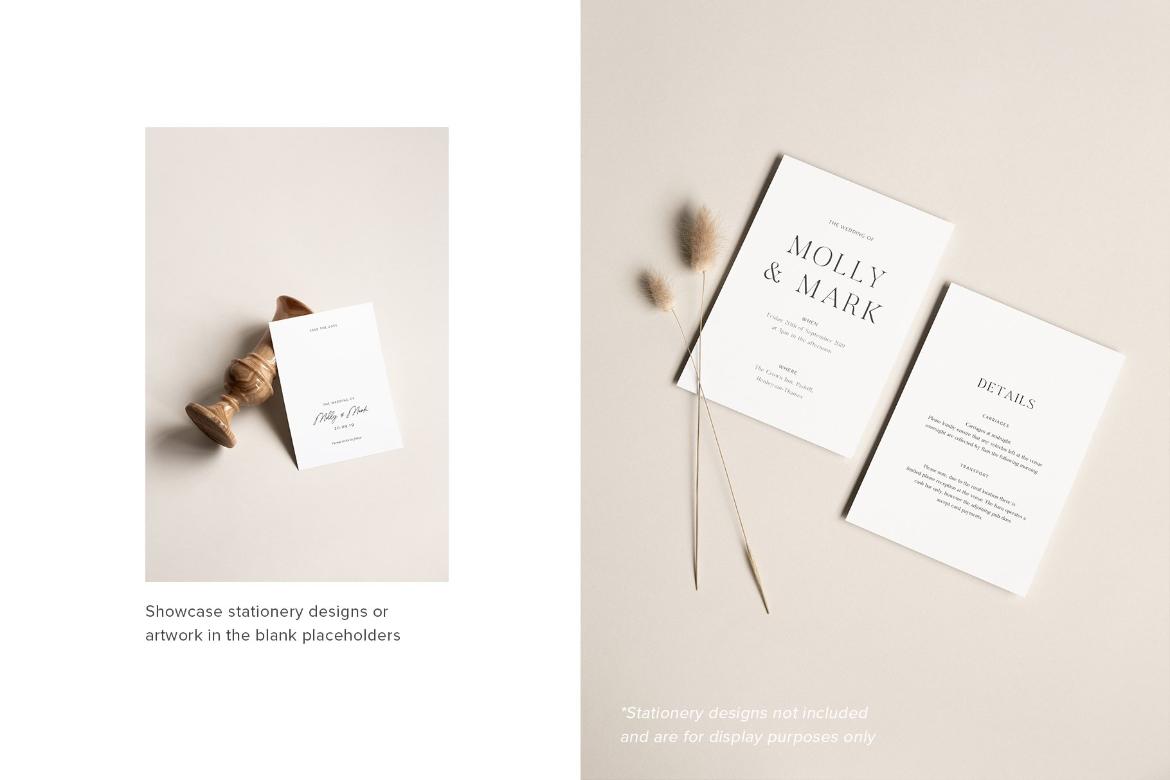 Mila 5x7 Stationery Photo Mockups