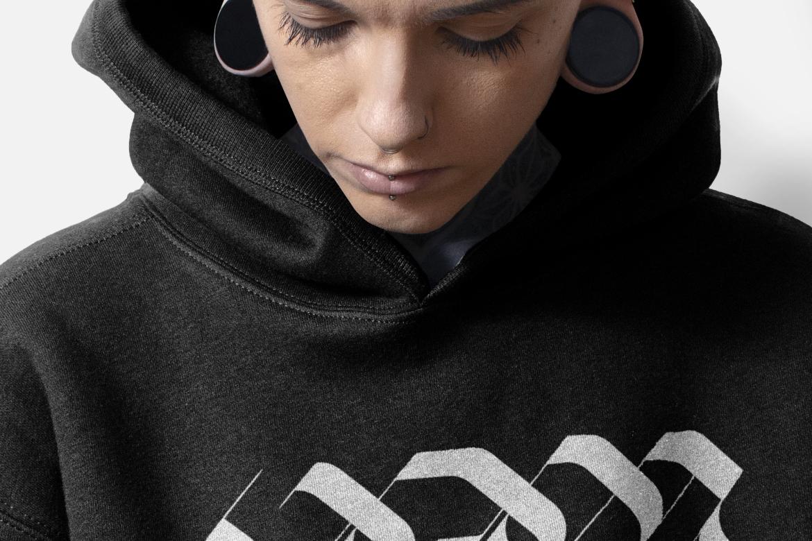 Gildan Hammer Hoodie Mockup – Front Modelled