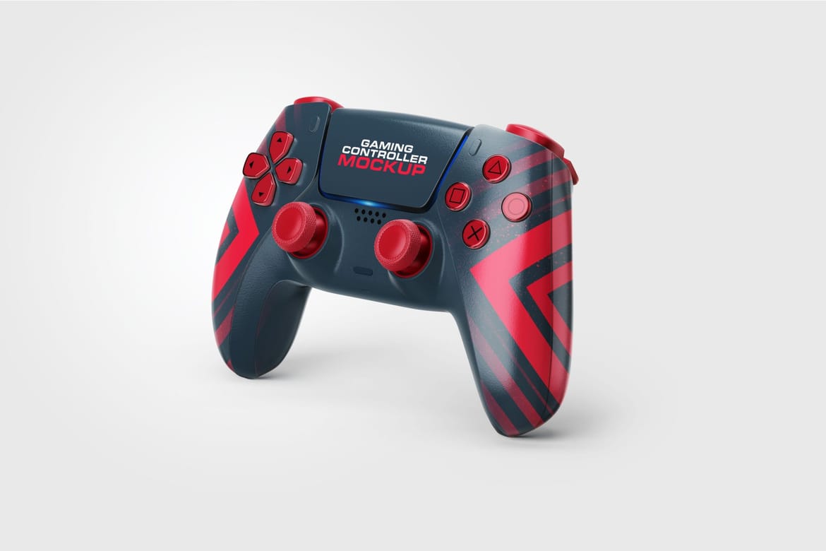 PS5 Console & Controller Mockup Set