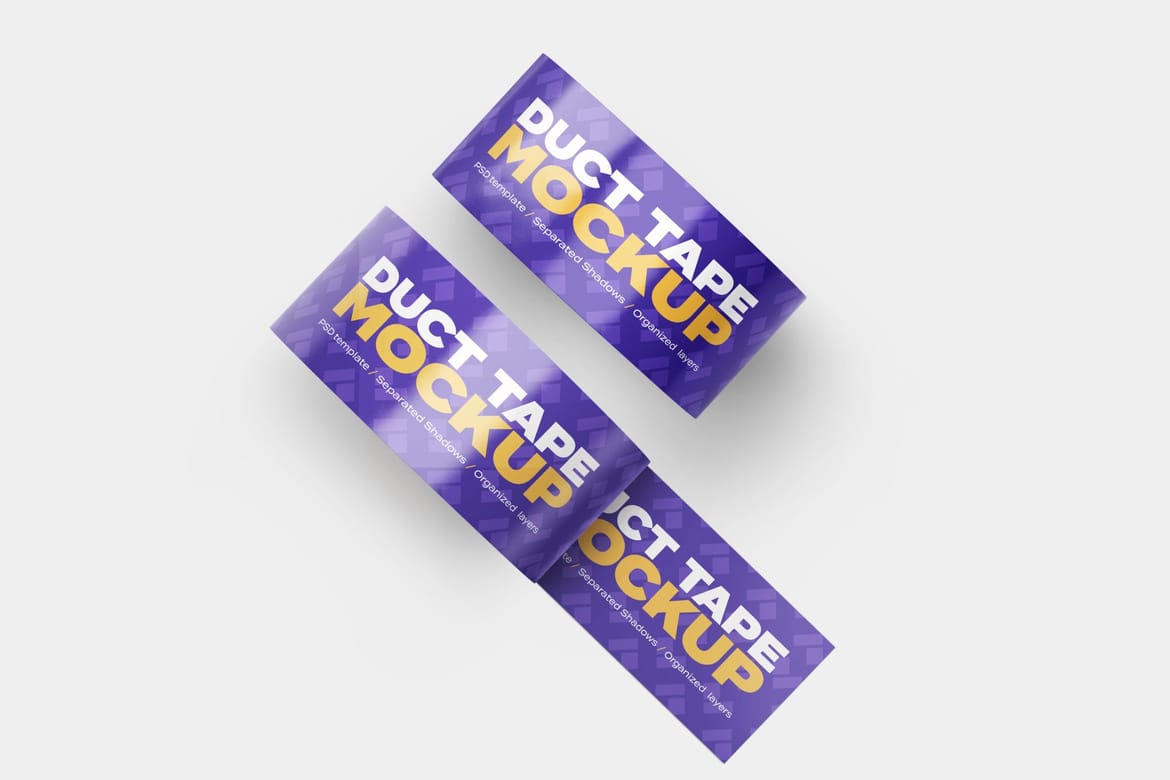 Duct Tape Mockup Set