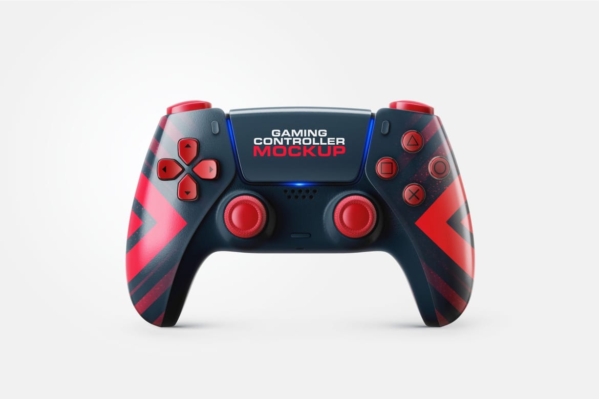 PS5 Console & Controller Mockup Set