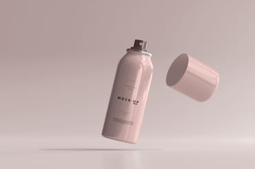 Spray Bottle Mockup