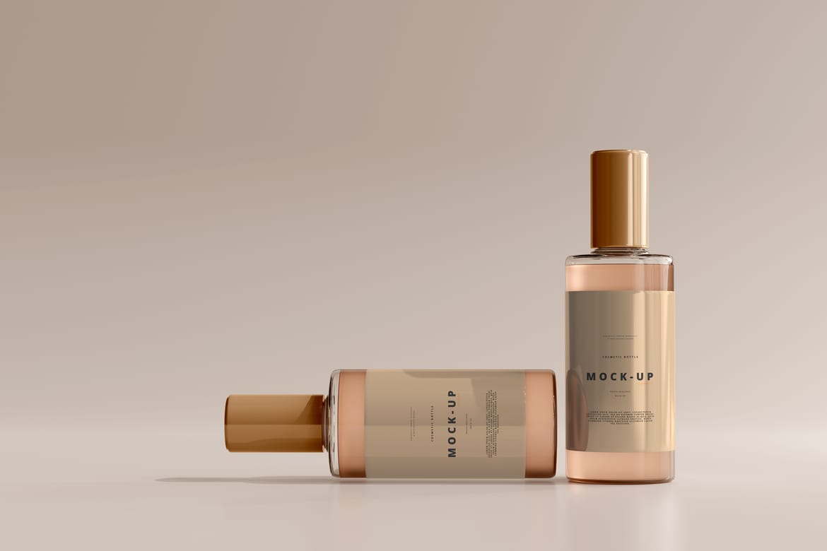 Cosmetic Bottle Mockup