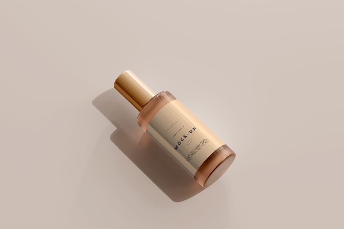 Cosmetic Bottle Mockup