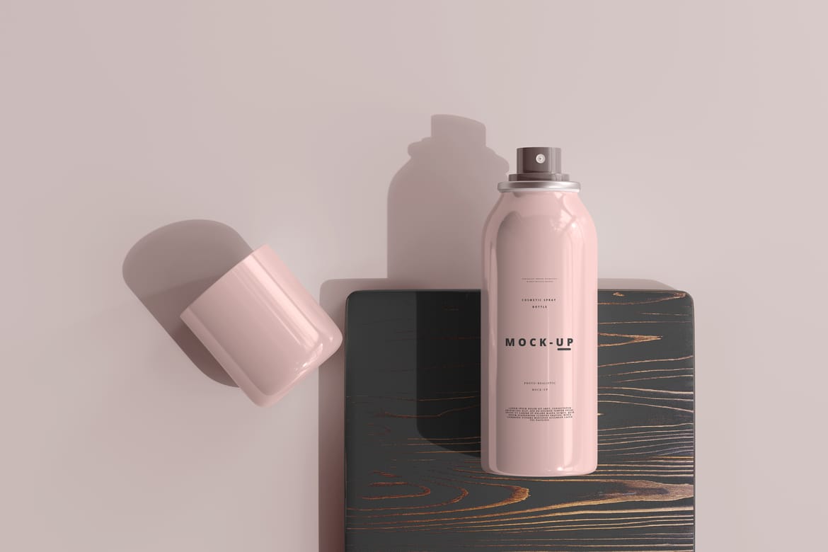 Spray Bottle Mockup