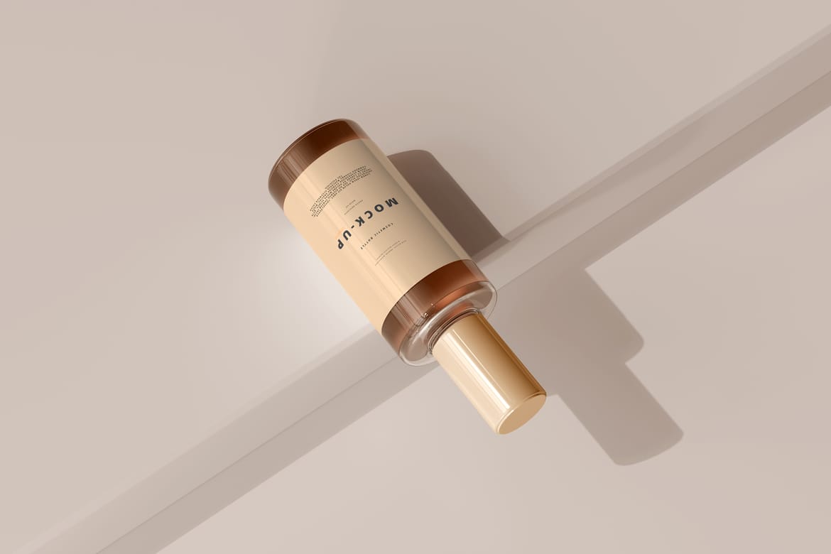 Cosmetic Bottle Mockup
