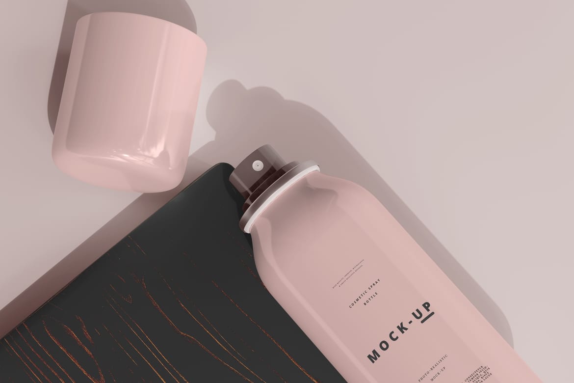 Spray Bottle Mockup