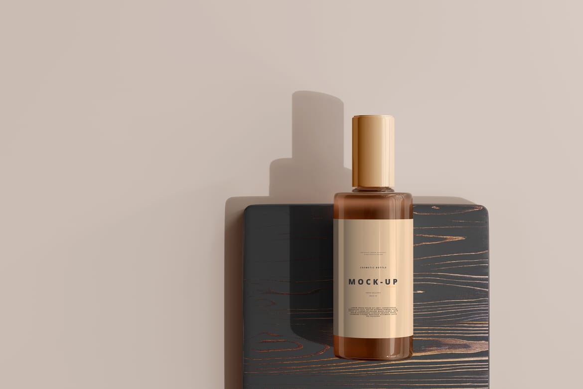 Cosmetic Bottle Mockup