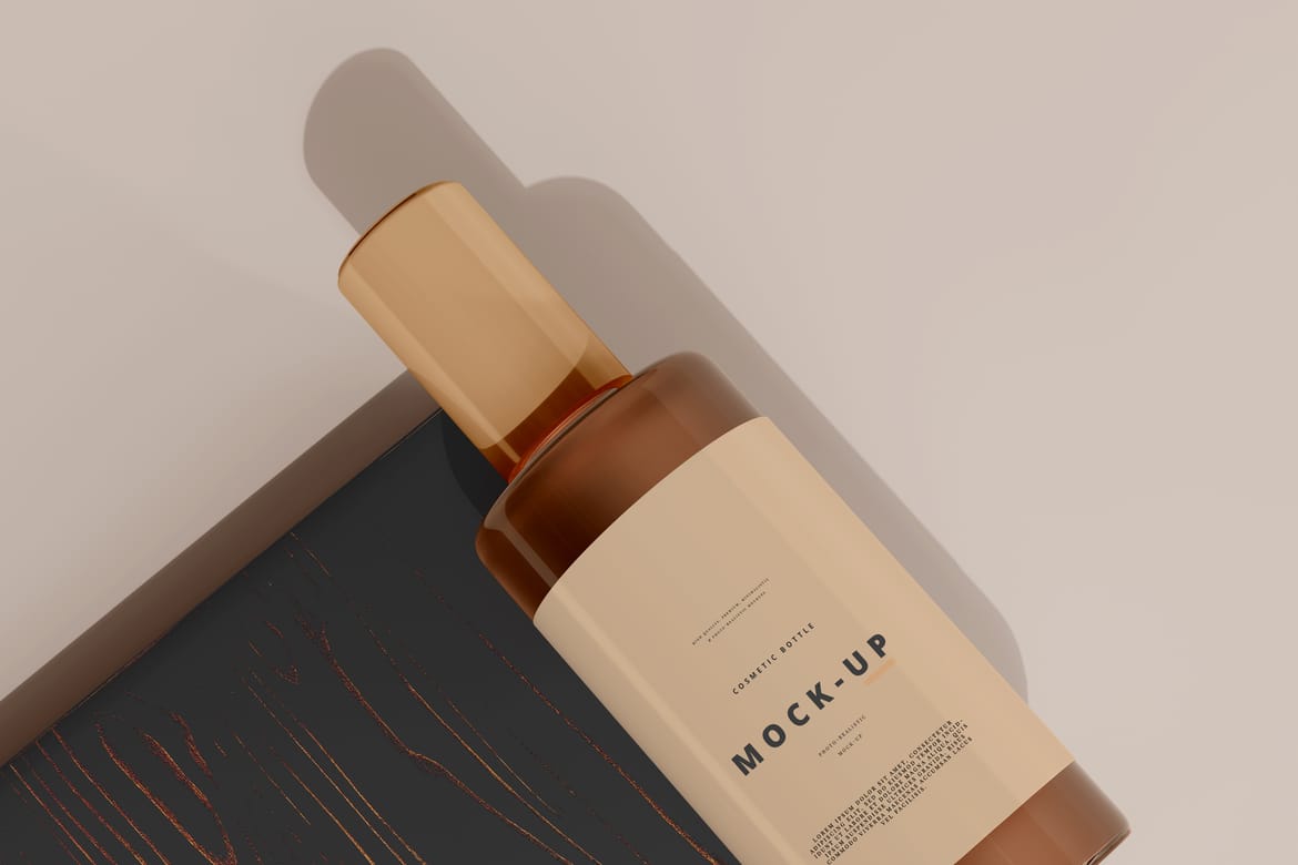 Cosmetic Bottle Mockup