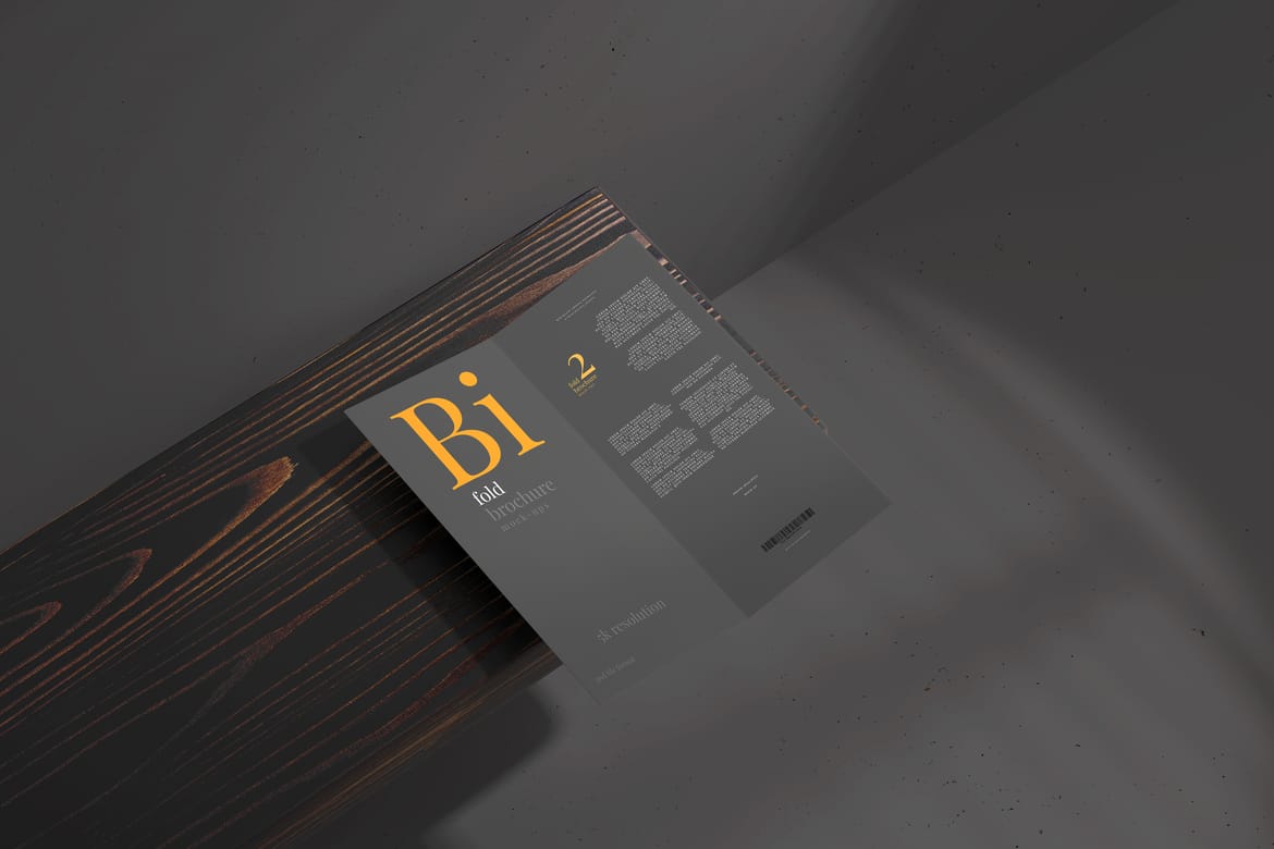 Bi Fold DL Brochure Mockups