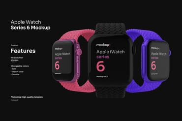 Apple Watch Series 6 Mockup