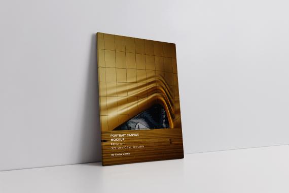 Portrait Canvas Ratio 5x7 Mockup 03