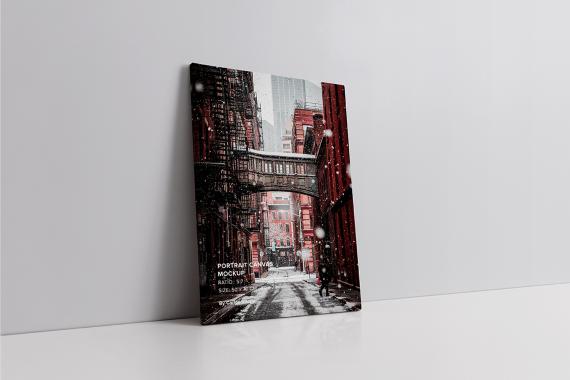 Portrait Canvas Ratio 5x7 Mockup 03