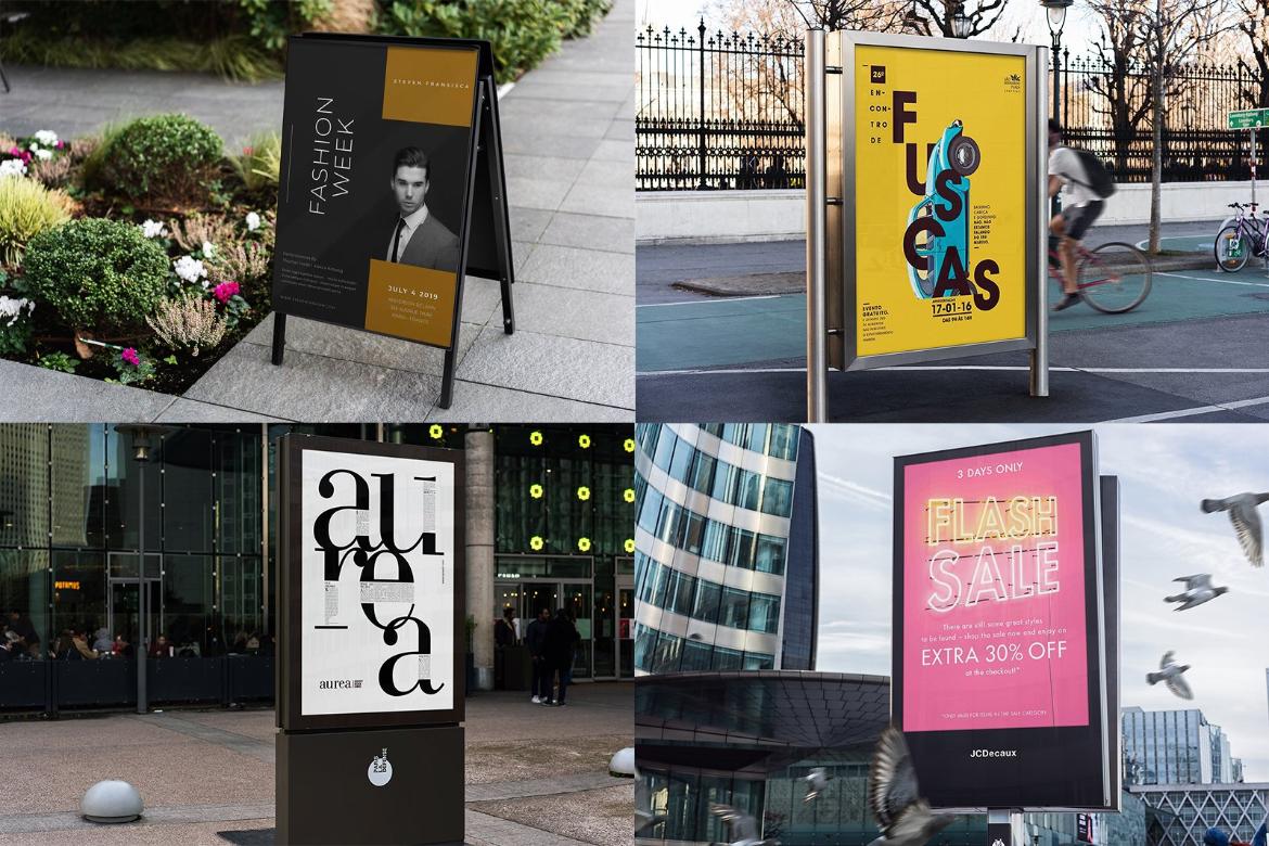 Europe Advertising Mock-Up's