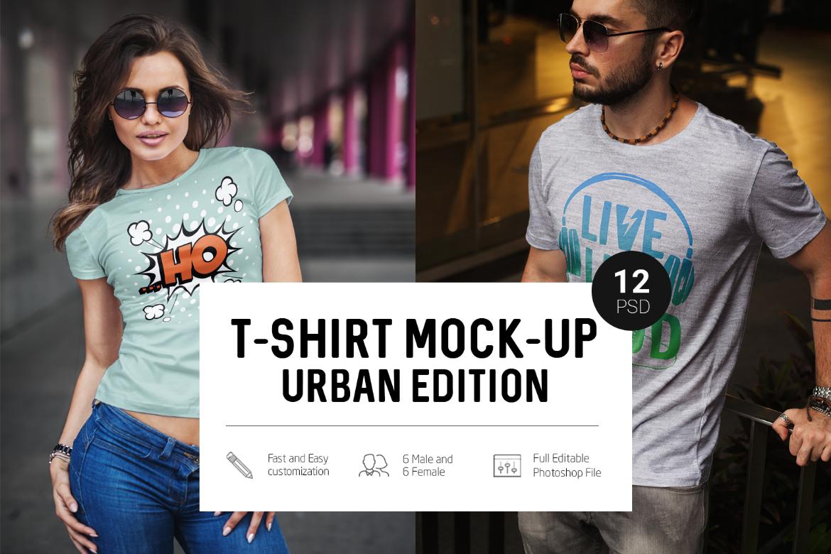 T-Shirt Mock-Up Urban Edition