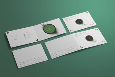 A4 Bi-Fold Horizontal Mockups