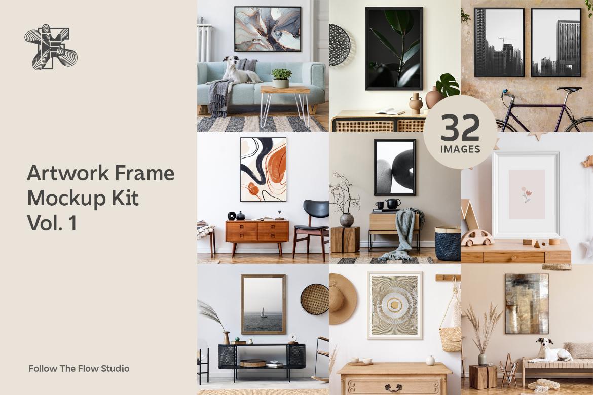 Artwork Frame Mockup Kit Vol. 1