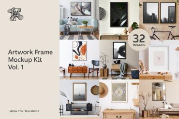Artwork Frame Mockup Kit Vol. 1