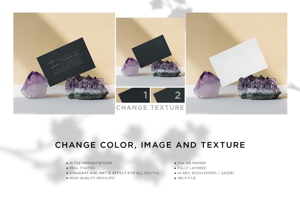 Business Card Mock-Up's