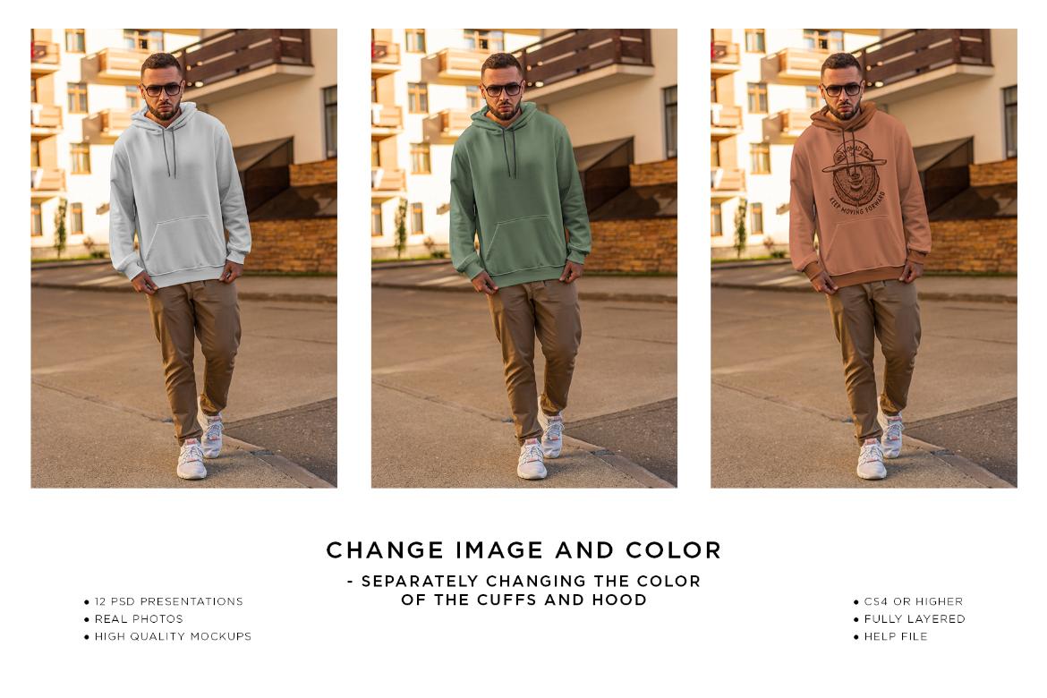 Hoodie Mock-Up Mountains